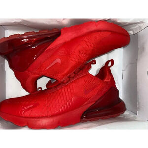 Nike Air Max 270 University Triple Red Men's Size 10 BRAND NEW